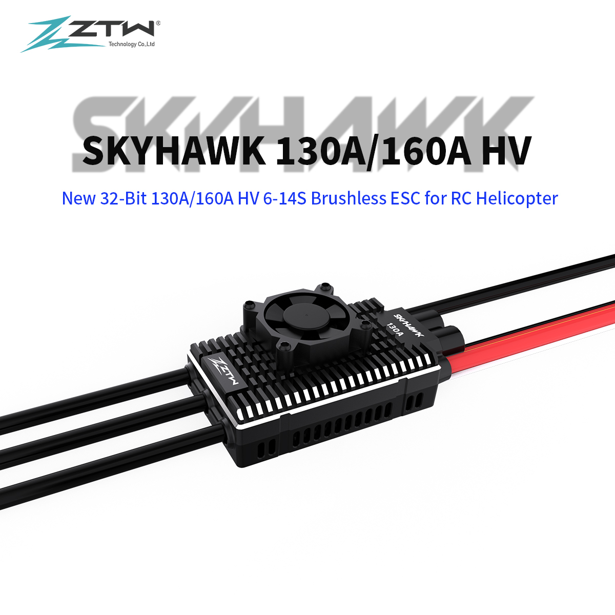 6S Lipo Battery 22.2V 5000Mah - ZTW 32-Bit Skyhawk 130A/160A Telemetry ESC